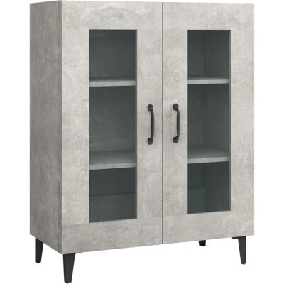 vidaXL Mueble en Madera Ingeniería Gris Cemento - Sideboard vidaXL Mueble en Madera Ingeniería Gris Cemento - Sideboard
