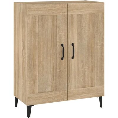 vidaXL Sonoma Eichen Sideboard - Sideboard, Wohnzimmer, Robust Spanplatte vidaXL Sonoma Eichen Sideboard - Sideboard, Wohnzimmer, Robust Spanplatte
