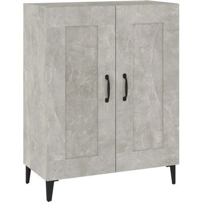 vidaXL Buffet Gris Béton 69,5x34x90 cm Bois Contreplaqué - Buffet - Publicité vidaXL Buffet Gris Béton 69,5x34x90 cm Bois Contreplaqué - Buffet - Publicité