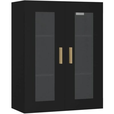vidaXL 812277 Armoire Murale Noire - Buffet - Publicité vidaXL 812277 Armoire Murale Noire - Buffet - Publicité