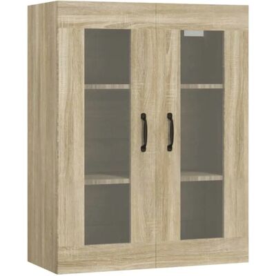 vidaXL 812288 Sonoma Eiche Wandmontierter Schrank - Sideboard vidaXL 812288 Sonoma Eiche Wandmontierter Schrank - Sideboard