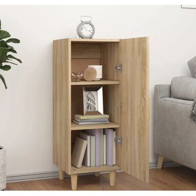 MAISONCHIC Rovere Sonoma Credenza - Elegant Classic Storage MAISONCHIC Rovere Sonoma Credenza - Elegant Classic Storage
