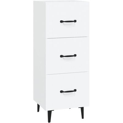 vidaXL 812348 Blanc bois d'ingénierie Buffet - Buffet - Publicité vidaXL 812348 Blanc bois d'ingénierie Buffet - Buffet - Publicité