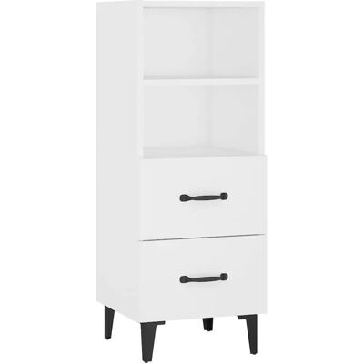 vidaXL 812366 Weiße Sperrholz Sideboard - Wohnzimmermöbel vidaXL 812366 Weiße Sperrholz Sideboard - Wohnzimmermöbel