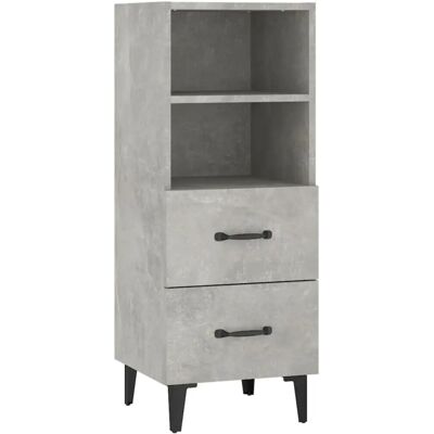 vidaXL 812370 Beton Grau Sperrholz Sideboard - Wohnzimmeraufbewahrung vidaXL 812370 Beton Grau Sperrholz Sideboard - Wohnzimmeraufbewahrung
