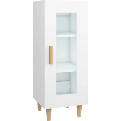 MAISONCHIC Credenza - Durable White Storage Furniture MAISONCHIC Credenza - Durable White Storage Furniture