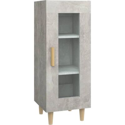 MAISONCHIC Modello 34,5x34x90 cm - Credenza in Grigio Cemento MAISONCHIC Modello 34,5x34x90 cm - Credenza in Grigio Cemento