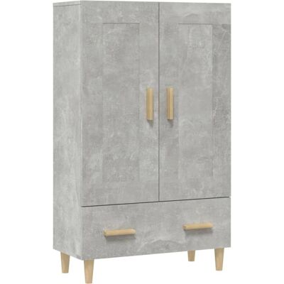 vidaXL Beton Grau Highboard - Sideboard - Spanplatte - 70x31x115 cm vidaXL Beton Grau Highboard - Sideboard - Spanplatte - 70x31x115 cm