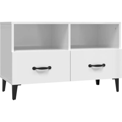 vidaXL 812597 Weiß Hochglanz TV-Schrank - TV Schrank vidaXL 812597 Weiß Hochglanz TV-Schrank - TV Schrank