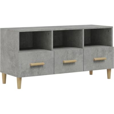 vidaXL 812604 Moderner Grauer TV-Schrank - TV-Schrank vidaXL 812604 Moderner Grauer TV-Schrank - TV-Schrank