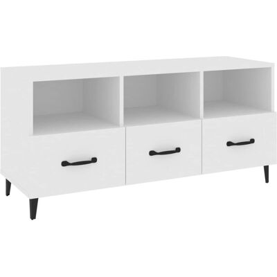 vidaXL Weiß Engineered Holz TV-Schrank - TV Typ vidaXL Weiß Engineered Holz TV-Schrank - TV Typ