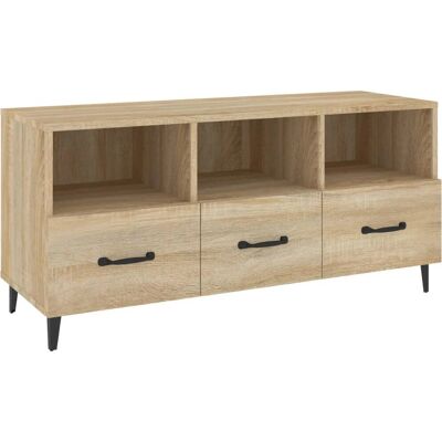 vidaXL Sonoma Oak TV Cabinet - Modern Entertainment Center vidaXL Sonoma Oak TV Cabinet - Modern Entertainment Center