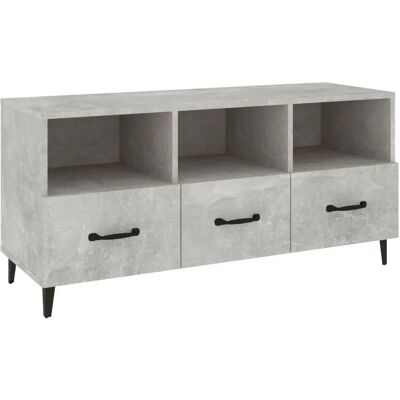 vidaXL 102x35x50 cm Betonggrau TV-Schrank - Fernsehtyp vidaXL 102x35x50 cm Betonggrau TV-Schrank - Fernsehtyp