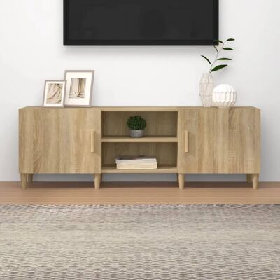 vidaXL TV-Schrank Sonoma Eiche Holz - TV Schrank vidaXL TV-Schrank Sonoma Eiche Holz - TV Schrank
