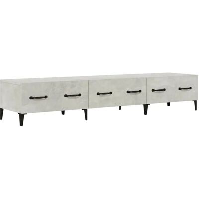 vidaXL 812649 Betonggraues TV-Board - Moderne Aufbewahrung vidaXL 812649 Betonggraues TV-Board - Moderne Aufbewahrung