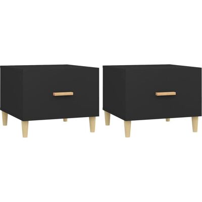 vidaXL 812711 Schwarzer Couchtisch - Beistelltisch vidaXL 812711 Schwarzer Couchtisch - Beistelltisch