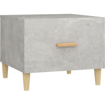 vidaXL 812716 Betongrau Couchtisch Holzwerkstoff - Beistelltisch vidaXL 812716 Betongrau Couchtisch Holzwerkstoff - Beistelltisch