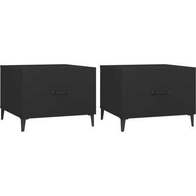 vidaXL 812729 Schwarze Kaffee- und Beistelltische - Couchtisch vidaXL 812729 Schwarze Kaffee- und Beistelltische - Couchtisch