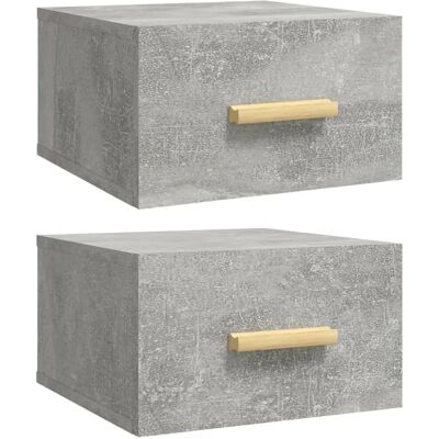 vidaXL 812843 Nachttisch - Betonfarbe vidaXL 812843 Nachttisch - Betonfarbe