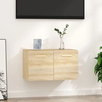 VIDAXL Armoire Murale - Chêne Sonoma - Design Flottant Élégant - Publicité VIDAXL Armoire Murale - Chêne Sonoma - Design Flottant Élégant - Publicité