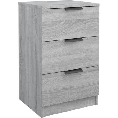 vidaXL 817053 Nachttisch - Modern Nachtschrank Grau Sonoma vidaXL 817053 Nachttisch - Modern Nachtschrank Grau Sonoma