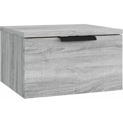 vidaXL Wand-Nachttisch Grey Sonoma - Wand-Nachttisch vidaXL Wand-Nachttisch Grey Sonoma - Wand-Nachttisch