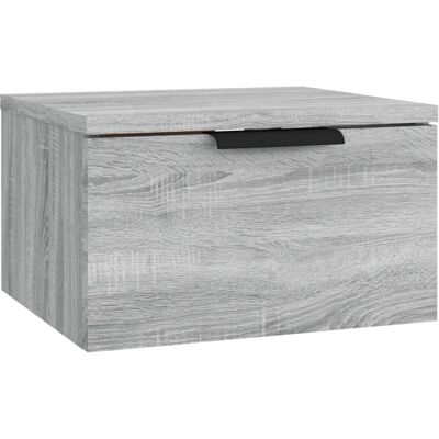 vidaXL Graues Sonoma Wandmontierte Nachttische - Wand Nachttisch vidaXL Graues Sonoma Wandmontierte Nachttische - Wand Nachttisch