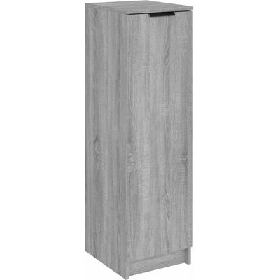 vidaXL Grauer Sonoma Schuhschrank - Holzwerkstoff Aufbewahrung vidaXL Grauer Sonoma Schuhschrank - Holzwerkstoff Aufbewahrung