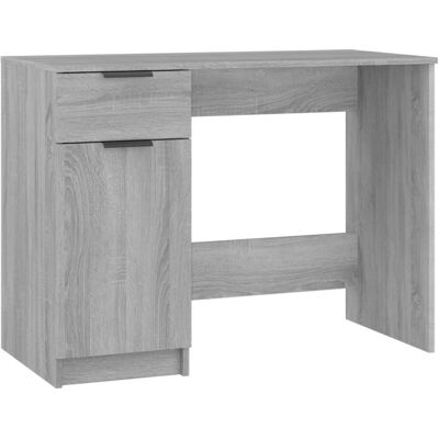 vidaXL 817127 Grauer Sonoma Schreibtisch - Schreibtisch vidaXL 817127 Grauer Sonoma Schreibtisch - Schreibtisch