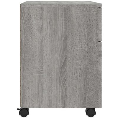 vidaXL Mobil Ablage mit Rollen Grau Sonoma - 45x38x54 cm - Büromöbel vidaXL Mobil Ablage mit Rollen Grau Sonoma - 45x38x54 cm - Büromöbel