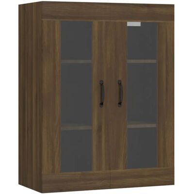 vidaXL 817392 Wandmontiertes Aufbewahrungsschrank - Wandmontierter Stauraum - Wandregal - Eichenholz braun vidaXL 817392 Wandmontiertes Aufbewahrungsschrank - Wandmontierter Stauraum - Wandregal - Eichenholz braun