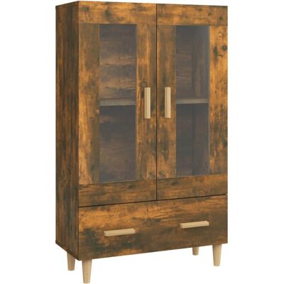 vidaXL 817477 Räucher Eichen Highboard - Highboard vidaXL 817477 Räucher Eichen Highboard - Highboard
