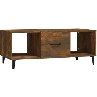 vidaXL 817528 Rauch Eichen Couchtisch - Couchtisch vidaXL 817528 Rauch Eichen Couchtisch - Couchtisch