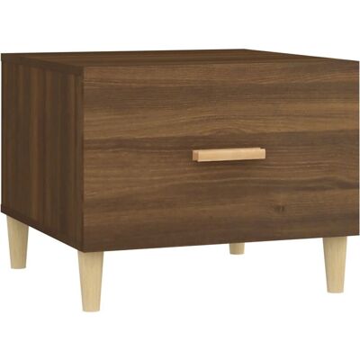 vidaXL Couchtisch Eiche Braun - Kaffeetisch, Sperrholz, 50x50x40 cm vidaXL Couchtisch Eiche Braun - Kaffeetisch, Sperrholz, 50x50x40 cm
