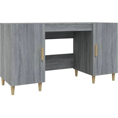 vidaXL Schreibtisch Grau Sonoma - Tisch vidaXL Schreibtisch Grau Sonoma - Tisch
