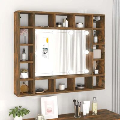 vidaXL 820448 Rauch Eiche Badezimmer Waschbecken Unterschrank vidaXL 820448 Rauch Eiche Badezimmer Waschbecken Unterschrank