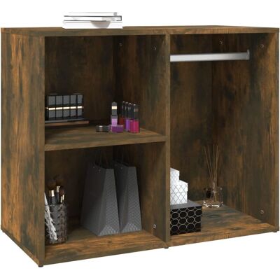 Vidaxl - Gabinete cosmético de roble ahumado - 80x40x65 cm - Mueble de belleza Vidaxl - Gabinete cosmético de roble ahumado - 80x40x65 cm - Mueble de belleza
