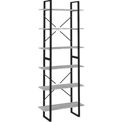 vidaXL Hochschrank Grau Sonoma Holzregal - Stauraum vidaXL Hochschrank Grau Sonoma Holzregal - Stauraum