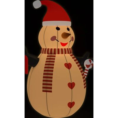 vidaXL Bonhomme de neige gonflable avec LEDs - 250 cm - Publicité vidaXL Bonhomme de neige gonflable avec LEDs - 250 cm - Publicité