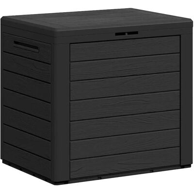 vidaXL Garden Storage Box Anthracite - Garden Storage Box vidaXL Garden Storage Box Anthracite - Garden Storage Box