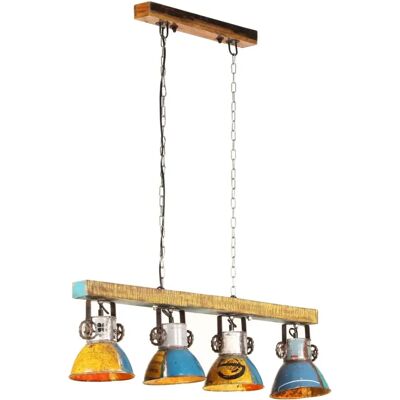 VIDAXL Industriële Hanglamp 25W Multicolor 111cm E27 VIDAXL Industriële Hanglamp 25W Multicolor 111cm E27