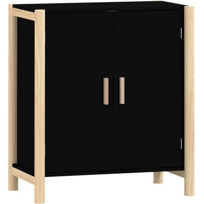 VidaXL 345670 Kestävä Musta Puu Sivupöytä - Sideboard VidaXL 345670 Kestävä Musta Puu Sivupöytä - Sideboard