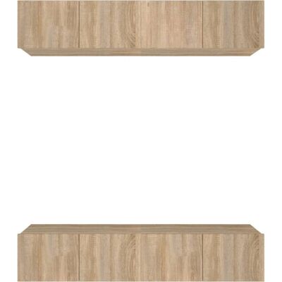 vidaXL Sonoma Eiche Wand-TV-Schränke Set - TV Schrank vidaXL Sonoma Eiche Wand-TV-Schränke Set - TV Schrank