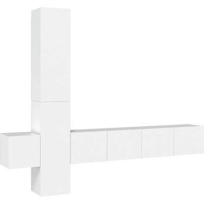 vidaXL 637682 Mueble de TV moderno para pared - Mueble TV vidaXL 637682 Mueble de TV moderno para pared - Mueble TV