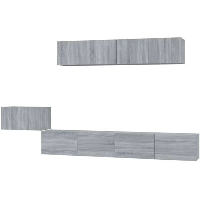 vidaXL 3114436 Graues Sonoma TV-Schrank - TV Möbel vidaXL 3114436 Graues Sonoma TV-Schrank - TV Möbel