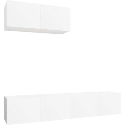 vidaXL 3114470 Weiß Wandmontierter TV-Schrank - TV Schrank vidaXL 3114470 Weiß Wandmontierter TV-Schrank - TV Schrank