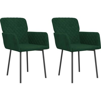 VidaXL 344781 silla de terciopelo para comer - Silla de comedor VidaXL 344781 silla de terciopelo para comer - Silla de comedor