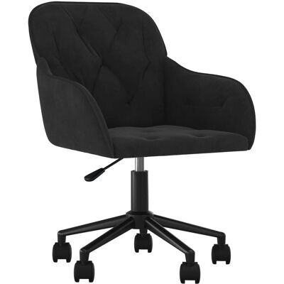 Chaise de bureau VidaXL - Pivotante, Réglable, Velours - fauteuil de bureau Chaise de bureau VidaXL - Pivotante, Réglable, Velours - fauteuil de bureau