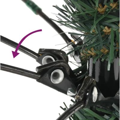 vidaXL Künstlicher Weihnachtsbaum 150x66cm mit Ständer - Grün, PVC vidaXL Künstlicher Weihnachtsbaum 150x66cm mit Ständer - Grün, PVC