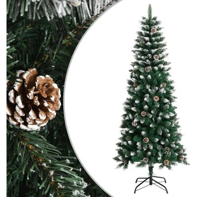 Sapin de Noël artificiel avec support - Vert 180cm - Publicité Sapin de Noël artificiel avec support - Vert 180cm - Publicité